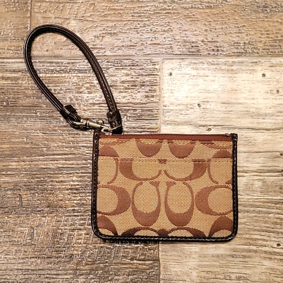 Coach Handbags - Coach Mini Wristlet Wallet Coin Purse